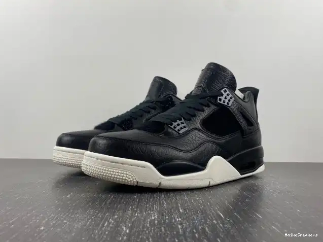 MaikeSneakers Retro Jordan 819139-010 Black Hair Pony 4 0604